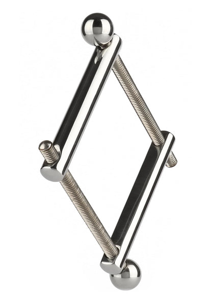 Mr. Steel ball-vise klem met gebogen metalen geleiders, schroefveer en ronde knoppen