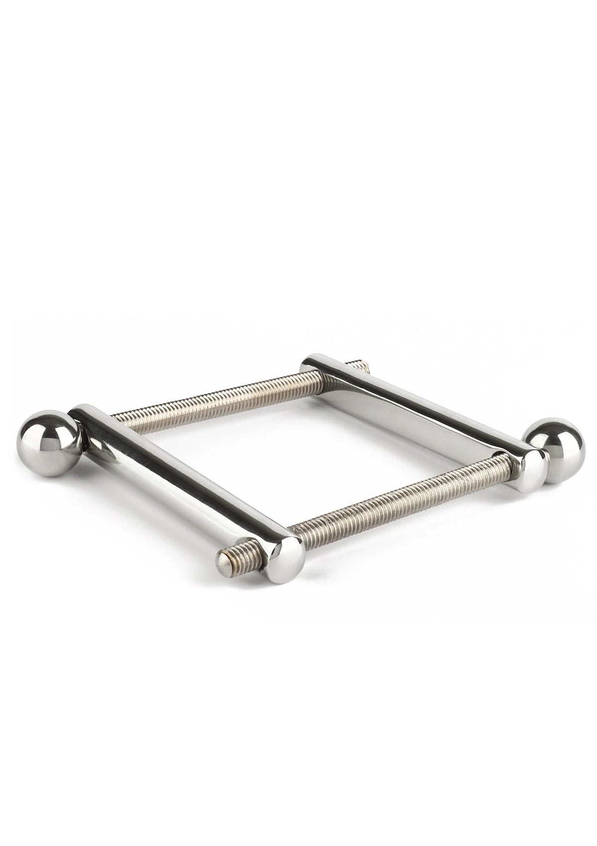 Gemini kogelklem met vier metalen stangen, ronde knoppen en schroefdraden voor verstelling