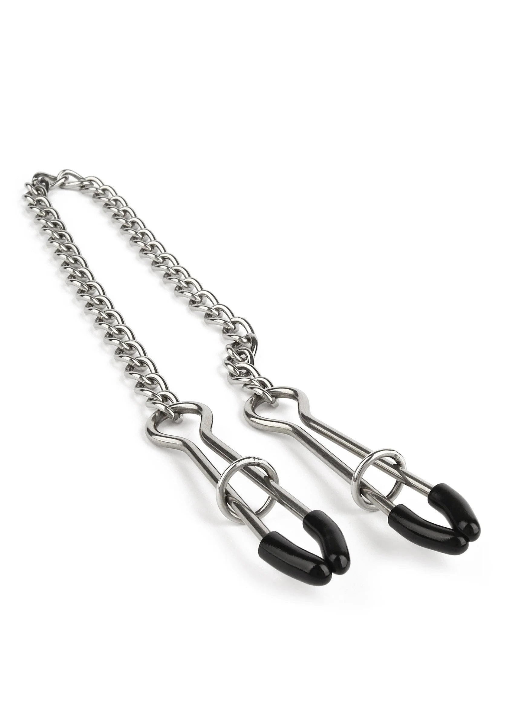 Bestel: Tweezer Nipple Clamps - bij Happytoys: de erotische sex webshop | liever Happy dan Easy ⭐⭐⭐⭐⭐ - Default Title - 38406 - SILVER
