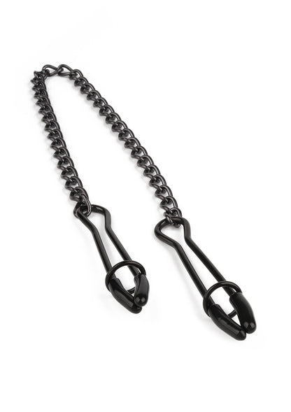 Bestel: Tweezer Nipple Clamps Black - bij Happytoys: de erotische sex webshop | liever Happy dan Easy ⭐⭐⭐⭐⭐ - Default Title - 38407 - BLACK