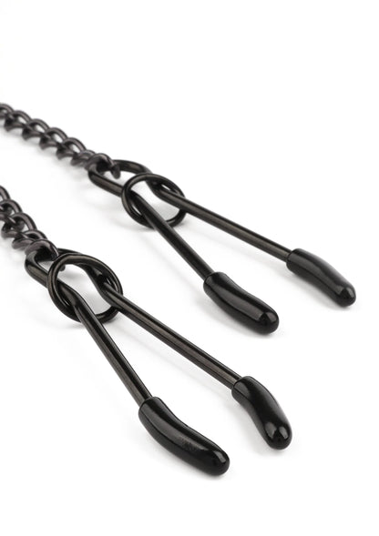Bestel: Tweezer Nipple Clamps Black - bij Happytoys: de erotische sex webshop | liever Happy dan Easy ⭐⭐⭐⭐⭐