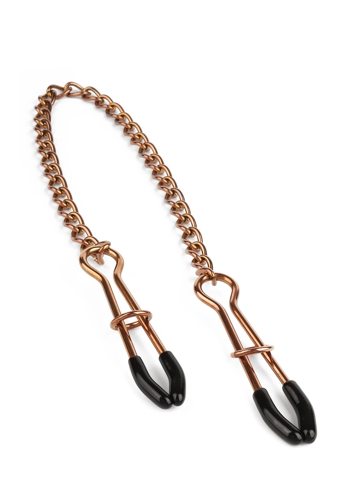 Bestel: Tweezer Nipple Clamps Gold - bij Happytoys: de erotische sex webshop | liever Happy dan Easy ⭐⭐⭐⭐⭐ - Default Title - 38408 - ROSEGOLD