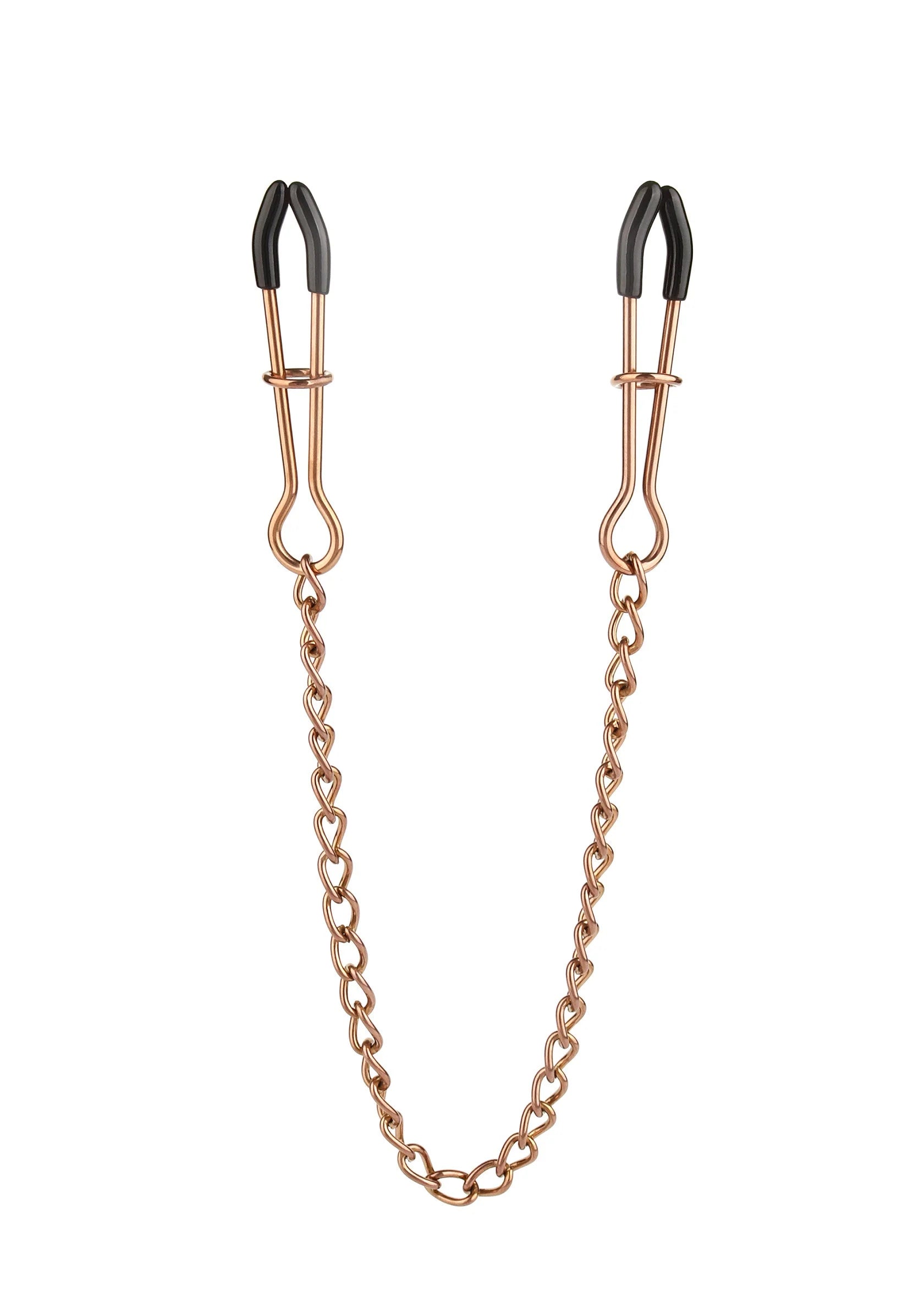 Bestel: Tweezer Nipple Clamps Gold - bij Happytoys: de erotische sex webshop | liever Happy dan Easy ⭐⭐⭐⭐⭐