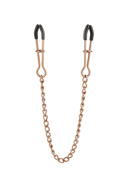 Bestel: Tweezer Nipple Clamps Gold - bij Happytoys: de erotische sex webshop | liever Happy dan Easy ⭐⭐⭐⭐⭐