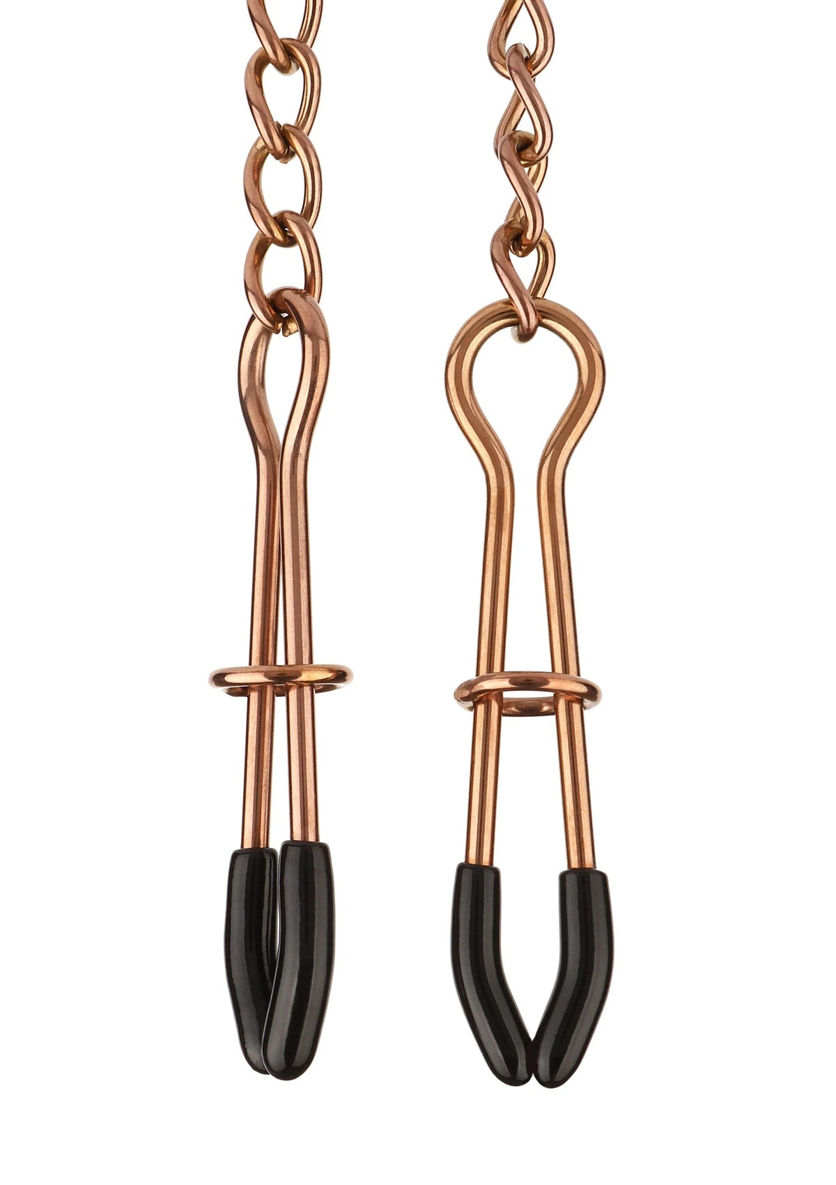 Bestel: Tweezer Nipple Clamps Gold - bij Happytoys: de erotische sex webshop | liever Happy dan Easy ⭐⭐⭐⭐⭐