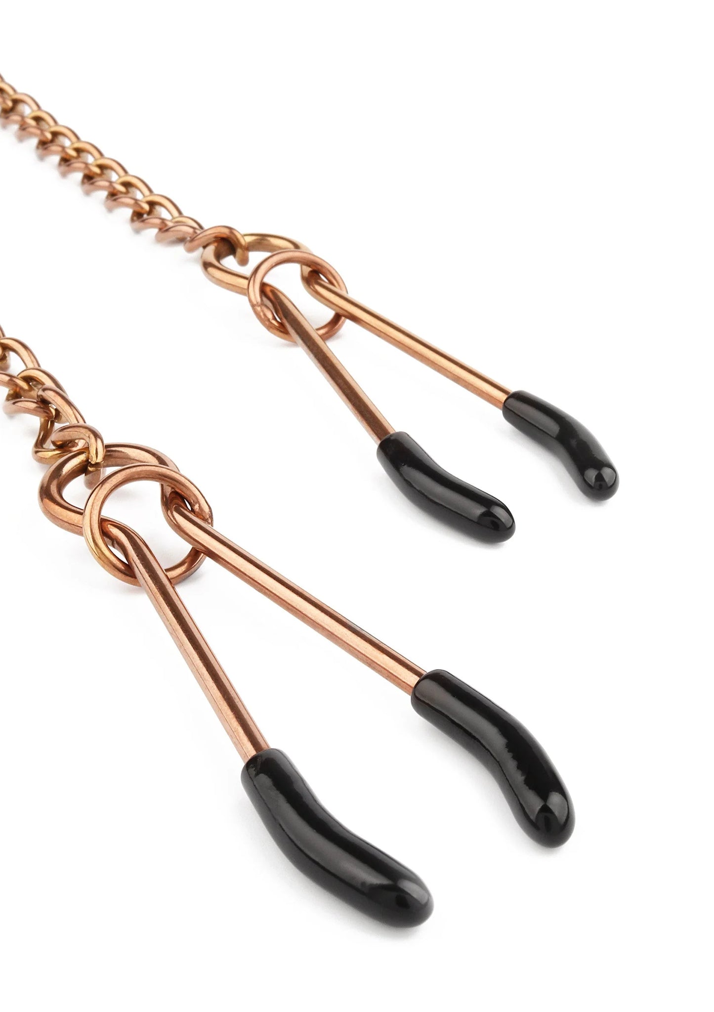 Bestel: Tweezer Nipple Clamps Gold - bij Happytoys: de erotische sex webshop | liever Happy dan Easy ⭐⭐⭐⭐⭐