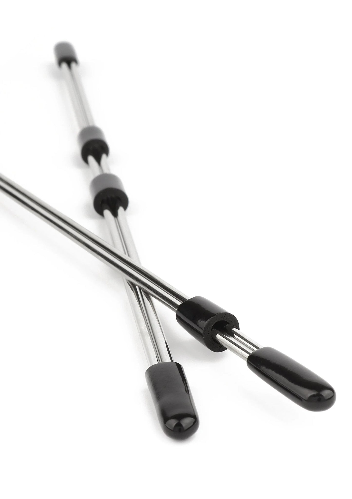 Nipple sticks 20 cm met RVS stangen en zwarte klemknoppen