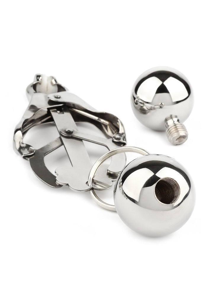 Beste vandaag nog: Clover Nipple Clamps Weight by Mr. Steel - bij Happytoys Sexshop: online sex shop for Feeling Happy & Easy 😊