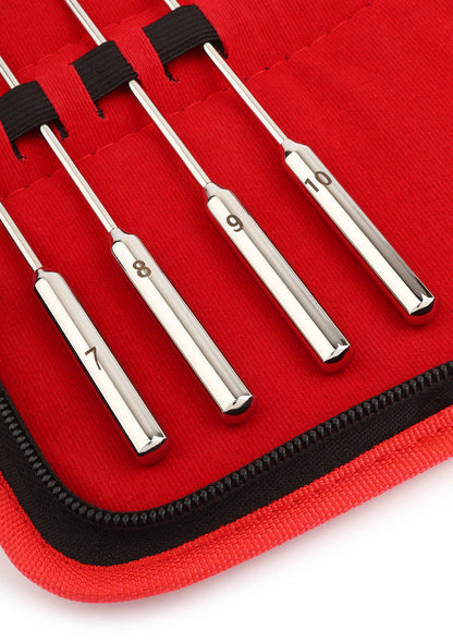 Beste vandaag nog: Rosebud Urethral Dillators Sounds 8 pcs by Mr. Steel - bij Happytoys Sexshop: online sex shop for Feeling Happy & Easy 😊