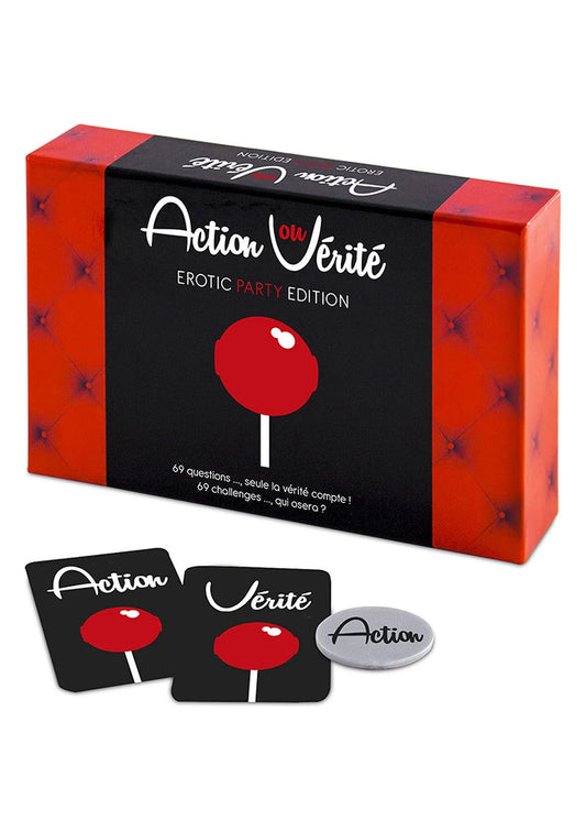 Beste vandaag nog: Action/Verite Erotic Party FR - bij Happytoys Sexshop: online sex shop for Feeling Happy & Easy 😊 - Default Title - 38516 - ASSORT
