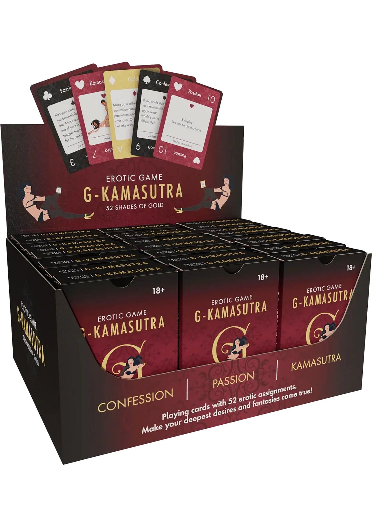 Beste vandaag nog: G Kamasutra cards 24 pcs ENG/FR/DE - bij Happytoys Sexshop: online sex shop for Feeling Happy & Easy 😊