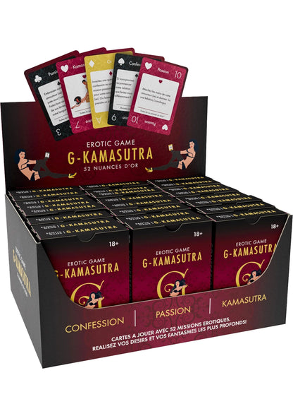 Beste vandaag nog: G Kamasutra cards 24 pcs ENG/FR/DE - bij Happytoys Sexshop: online sex shop for Feeling Happy & Easy 😊 - Default Title - 38601 - FRENCH
