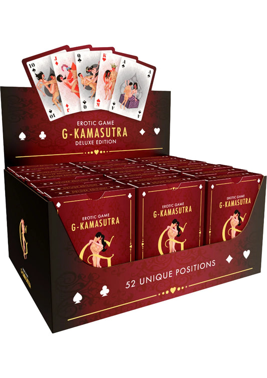 Beste vandaag nog: Kamasutra DeLuxe Cards 24 pcs - bij Happytoys Sexshop: online sex shop for Feeling Happy & Easy 😊 - Default Title - 38608 - ENGLISH