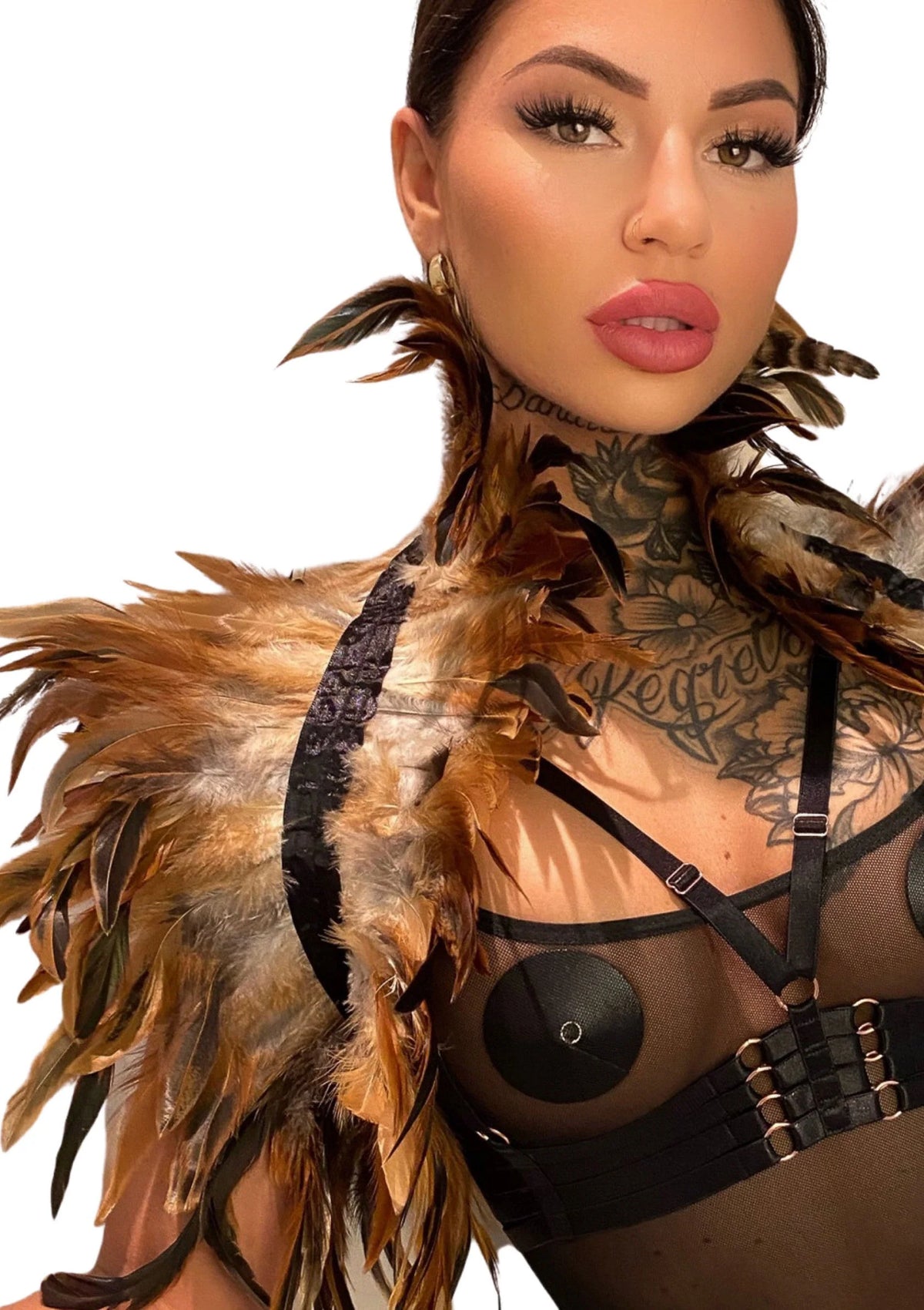 Bestel: Feather Shoulder Wrap - bij Happytoys: de erotische sex webshop | liever Happy dan Easy ⭐⭐⭐⭐⭐