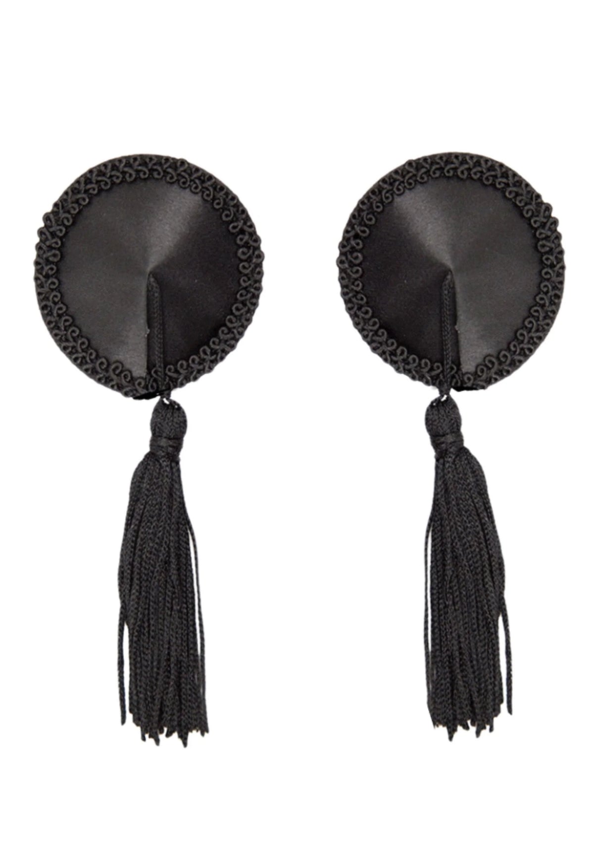 Bestel: Satin Nipple Covers with Tassel - bij Happytoys: de erotische sex webshop | liever Happy dan Easy ⭐⭐⭐⭐⭐