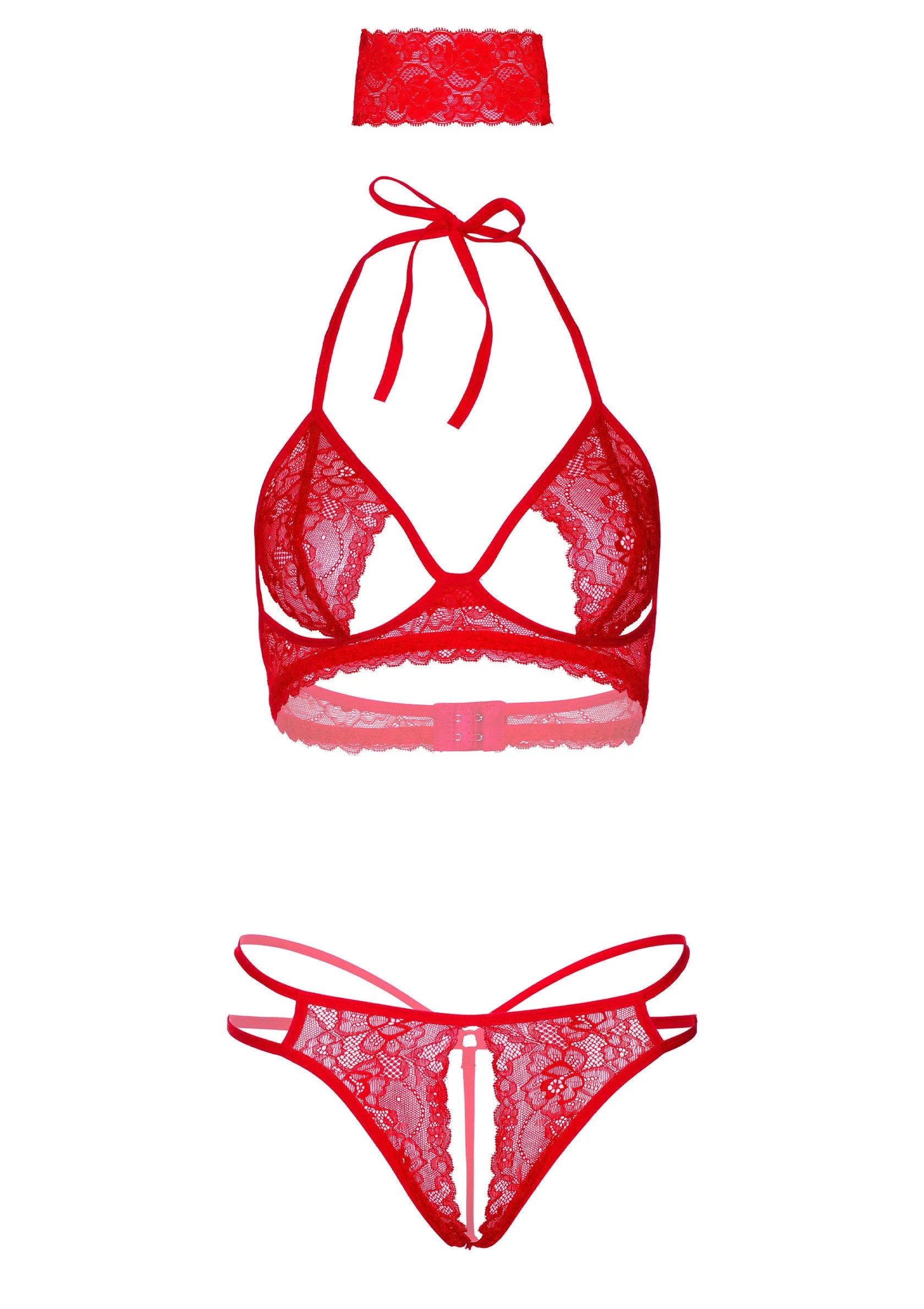 Beste vandaag nog: 3PC Bra, Panty and Blindfold by Daring Intimates - bij Happytoys Sexshop: Toys for Feeling Happy & Easy 😊