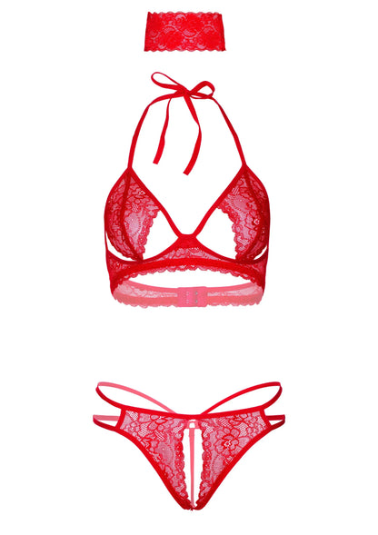 Beste vandaag nog: 3PC Bra, Panty and Blindfold by Daring Intimates - bij Happytoys Sexshop: Toys for Feeling Happy & Easy 😊