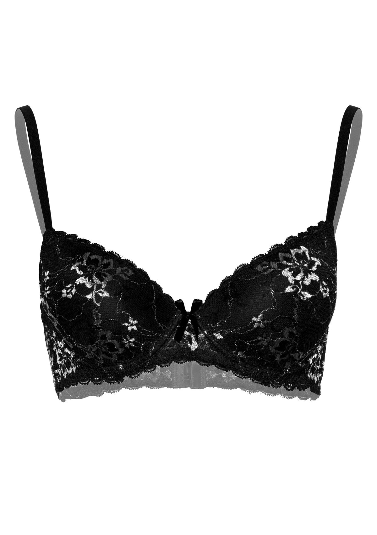 Beste vandaag nog: Demi bra with floral lace - bij Happytoys Sexshop: online sex shop for Feeling Happy & Easy 😊