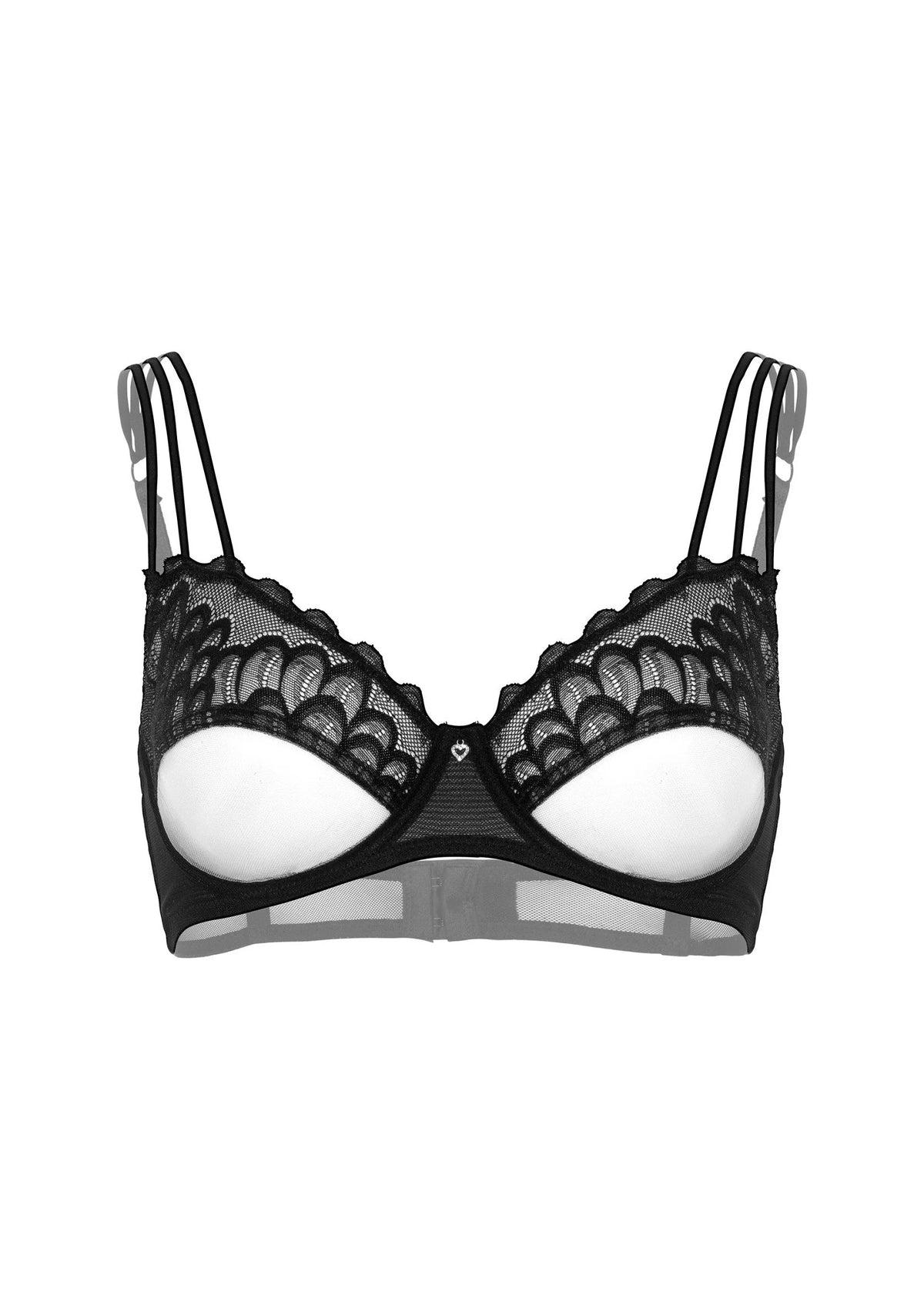 Bestel: Unlined bra with faux underbust - bij Happytoys: de erotische sex webshop | liever Happy dan Easy ⭐⭐⭐⭐⭐