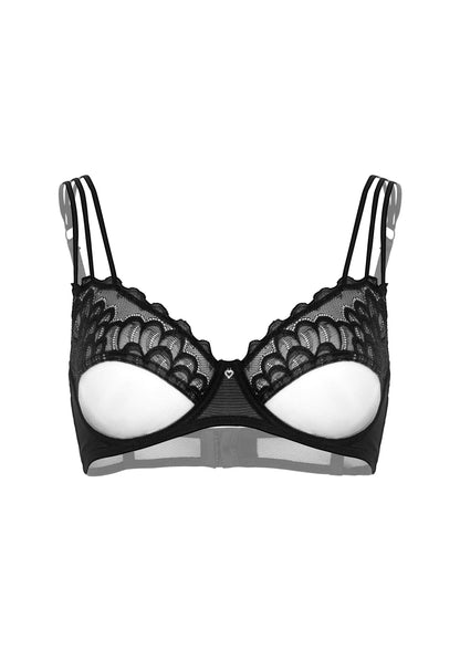 Bestel: Unlined bra with faux underbust - bij Happytoys: de erotische sex webshop | liever Happy dan Easy ⭐⭐⭐⭐⭐