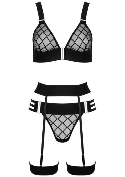 Beste vandaag nog: 3 Pcs Set THP105 lingerie set bra, panty and garter by Kotek - bij Happytoys Sexshop: online sex shop for Feeling Happy & Easy 😊