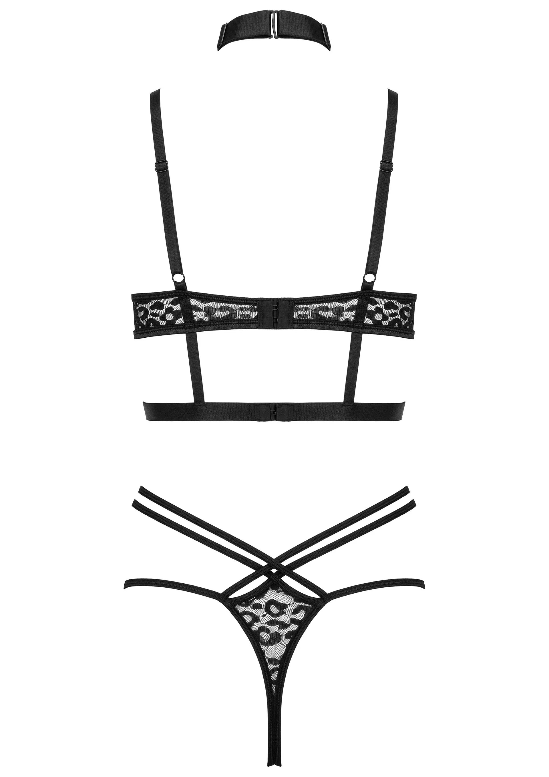 Beste vandaag nog: 2 Pcs Set TP106 - bij Happytoys Sexshop: online sex shop for Feeling Happy & Easy 😊 - Default Title - 79897 - BLACK - S/M