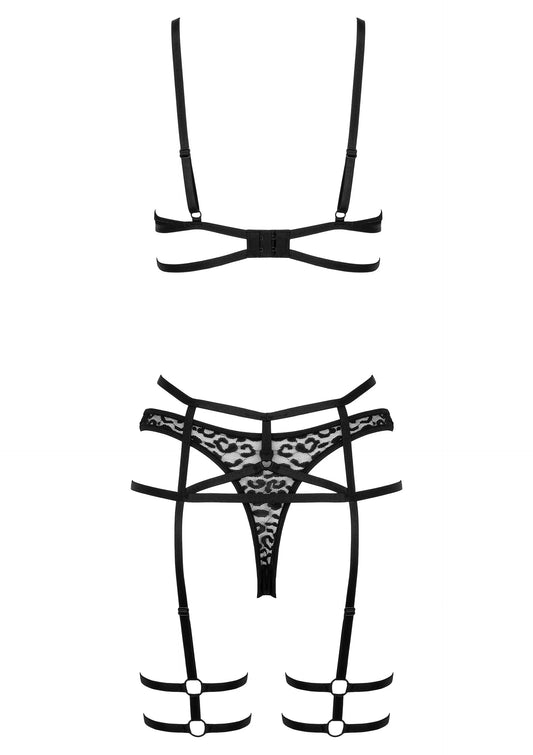 Beste vandaag nog: 3 Pcs Set THP106 - bij Happytoys Sexshop: online sex shop for Feeling Happy & Easy 😊 - Default Title - 79898 - BLACK - S/M