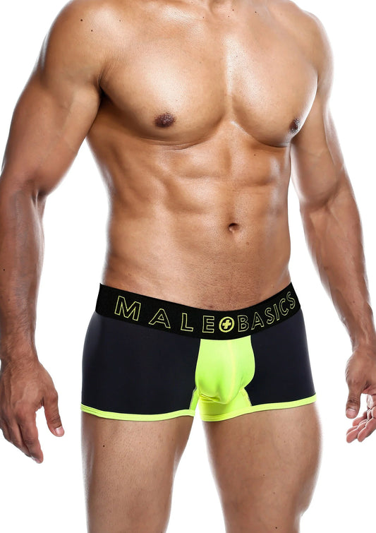 Beste vandaag nog: MaleBasics Neon Trunk - bij Happytoys Sexshop: online sex shop for Feeling Happy & Easy 😊 - Default Title - 81204 - YELLOW - L