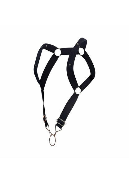 Beste vandaag nog: DNGEON Straigh Back Harness by MOB Eroticwear - bij Happytoys - Default Title - 81294 - BLACK - O/S