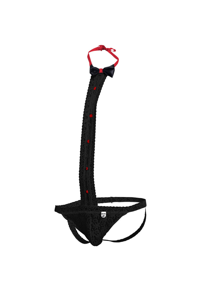 Beste vandaag nog: MOB Tuxedo Lace Thong by MOB Eroticwear - bij Happytoys Sexshop: online sex shop for Feeling Happy & Easy 😊
