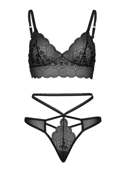 Beste vandaag nog: Sweetheart Bralette and String - bij Happytoys Sexshop: online sex shop for Feeling Happy & Easy 😊