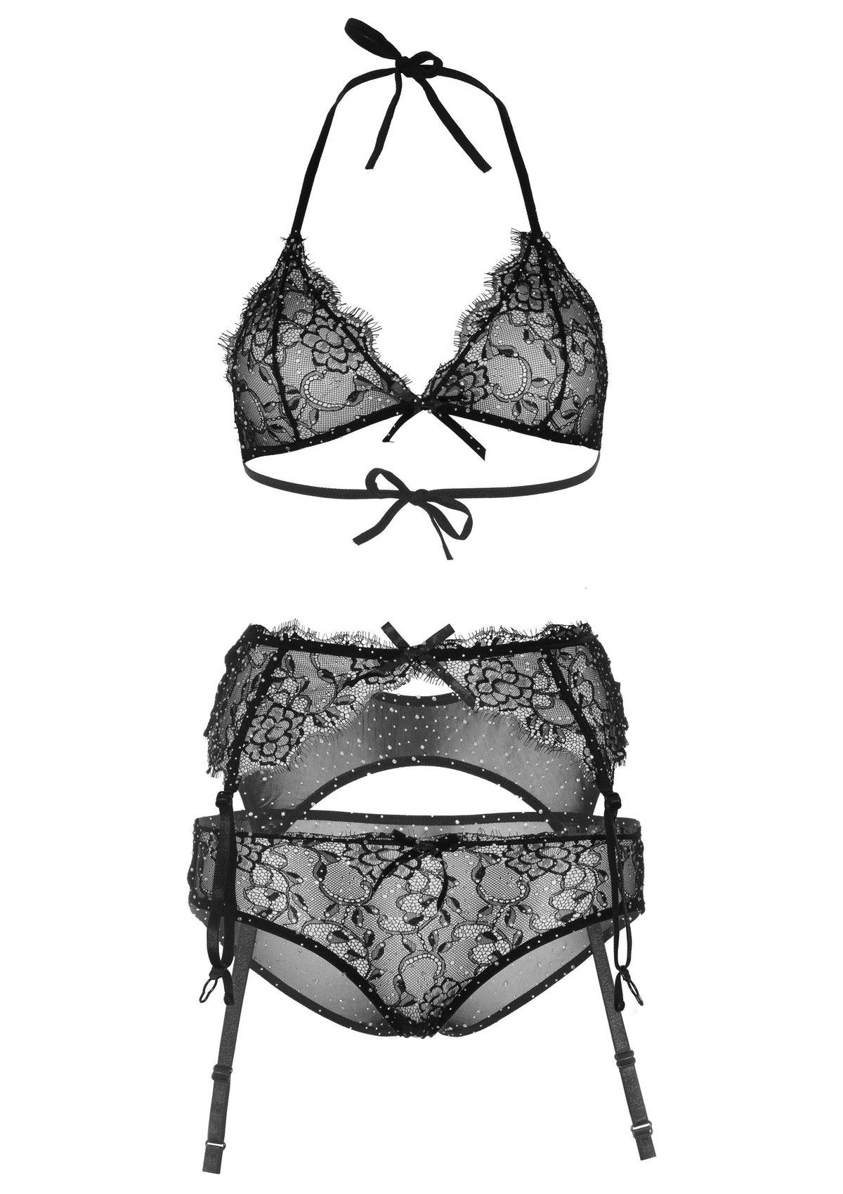 Bestel: Bra and Panty Set with Lace Garter Belt by Leg Avenue - bij Happytoys: de erotische sex webshop | liever Happy dan Easy ⭐⭐⭐⭐⭐