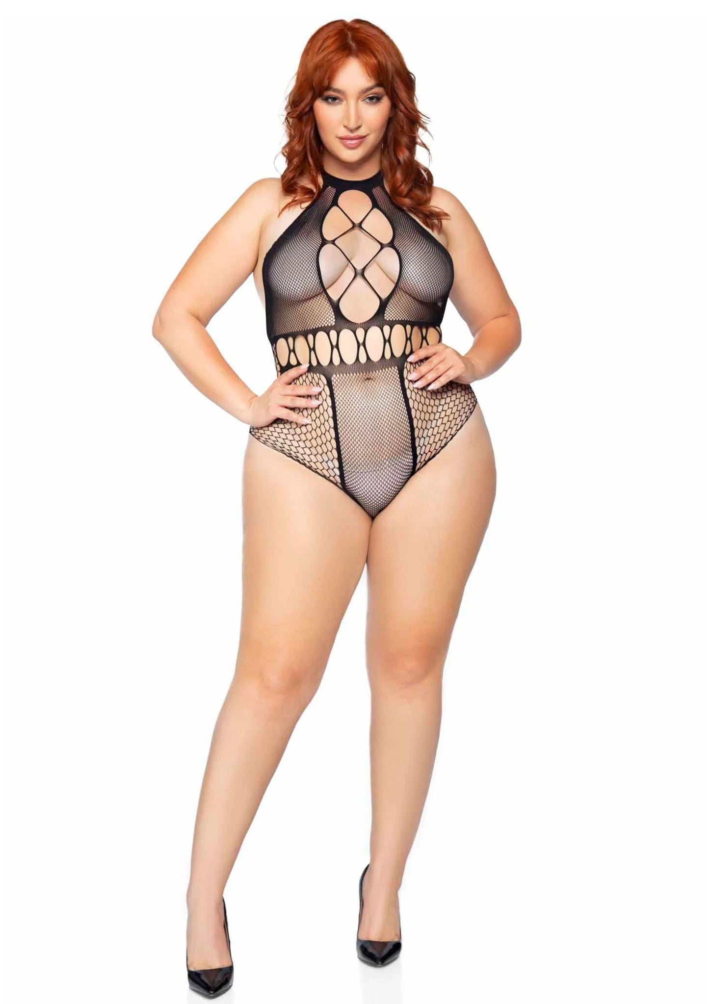 Beste vandaag nog: Plus Seamless Halter Bodysuit - bij Happytoys Sexshop: online sex shop for Feeling Happy & Easy 😊