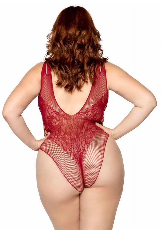 Beste vandaag nog: Plus Seamless Bodysuit with Shoulder Straps - bij Happytoys Sexshop: online sex shop for Feeling Happy & Easy 😊