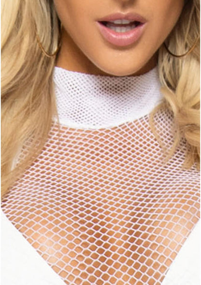 Beste vandaag nog: Ultra Net High Neck Mini Dress - bij Happytoys Sexshop: online sex shop for Feeling Happy & Easy 😊