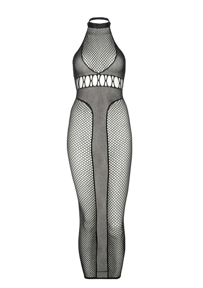 Beste vandaag nog: Halter Dual Net Backless Dress - bij Happytoys Sexshop: online sex shop for Feeling Happy & Easy 😊