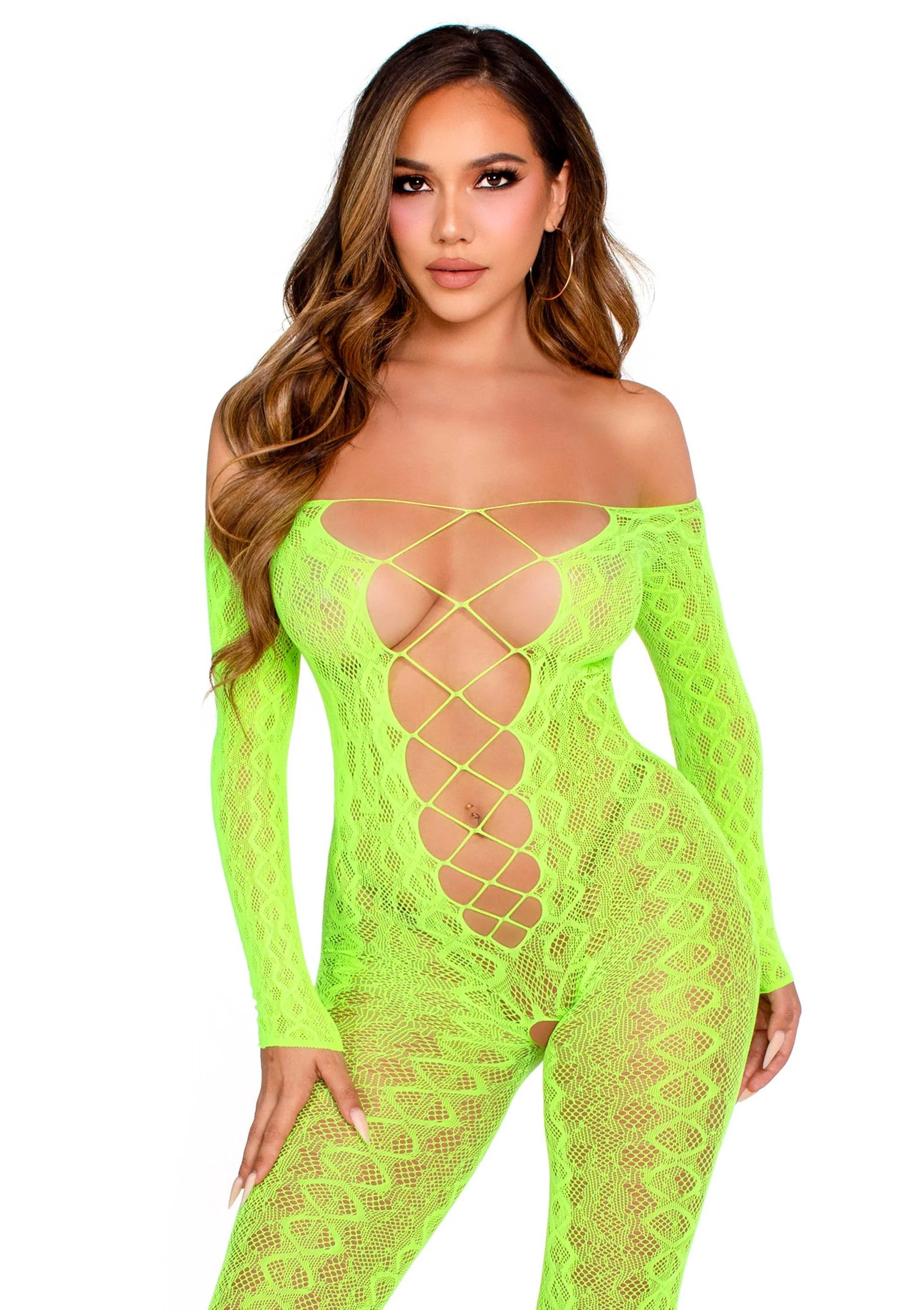 Beste vandaag nog: Crotchless, Footless Lingerie Bodystocking - bij Happytoys Sexshop: online sex shop for Feeling Happy & Easy 😊