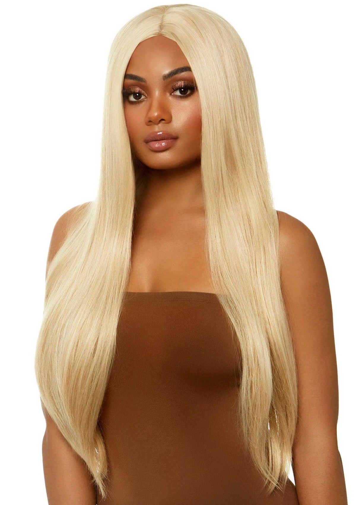 Beste vandaag nog: Long Straight Center Part Wig - bij Happytoys Sexshop: online sex shop for Feeling Happy & Easy 😊