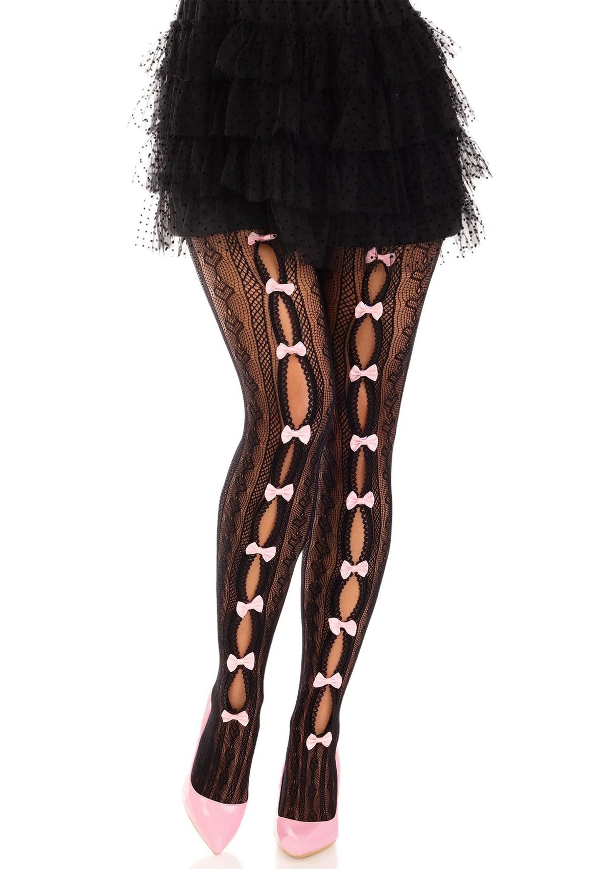Beste vandaag nog: Sweetheart Striped Net Pantyhose - bij Happytoys Sexshop: online sex shop for Feeling Happy & Easy 😊