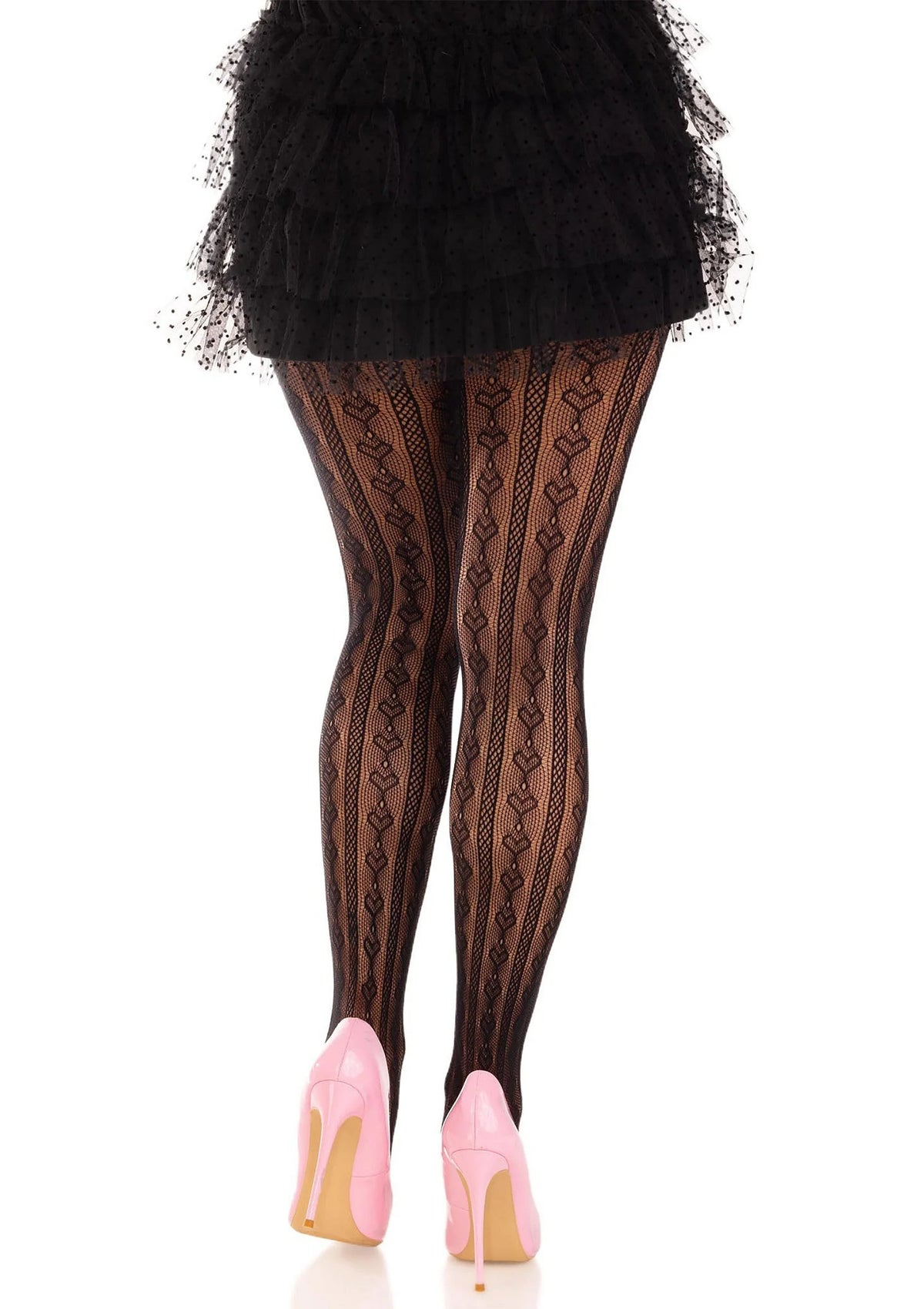 Beste vandaag nog: Sweetheart Striped Net Pantyhose - bij Happytoys Sexshop: online sex shop for Feeling Happy & Easy 😊