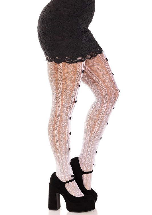 Beste vandaag nog: Sweetheart Striped Net Pantyhose - bij Happytoys Sexshop: online sex shop for Feeling Happy & Easy 😊