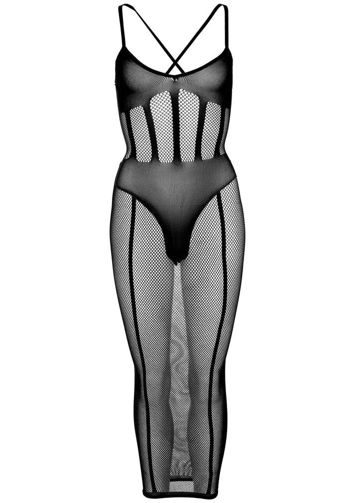 Beste vandaag nog: Net and Opaque Bodysuit and Skirt by Leg Avenue - bij Happytoys Sexshop: online sex shop for Feeling Happy & Easy 😊