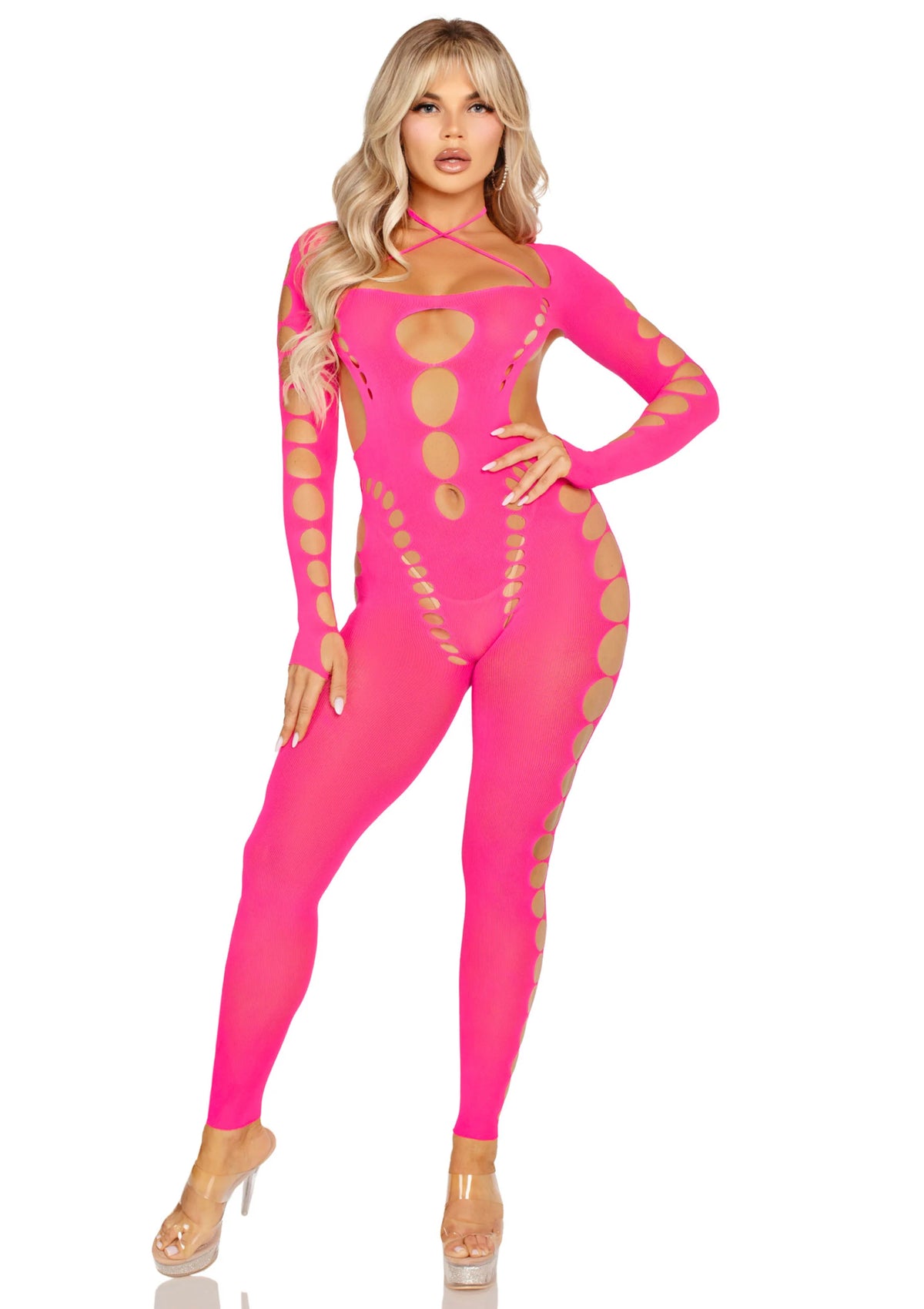 Beste vandaag nog: Opaque Cut - Out Footless Bodystocking - bij Happytoys Sexshop: online sex shop for Feeling Happy & Easy 😊