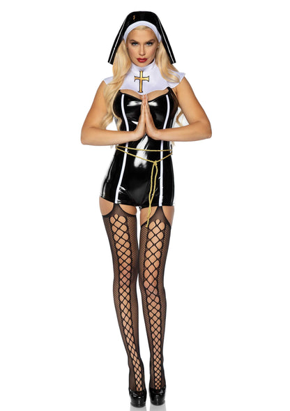 Beste vandaag nog: Vinyl Sinful Sister Romper - bij Happytoys Sexshop: online sex shop for Feeling Happy & Easy 😊