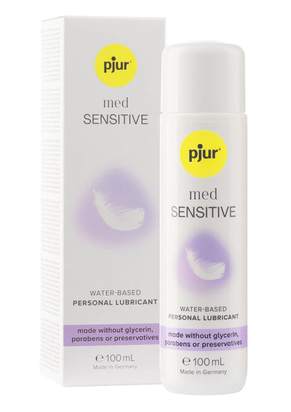 Beste vandaag nog: Med Sensitive Glide 100 ml by Pjur - bij Happytoys Sexshop: online sex shop for Feeling Happy & Easy 😊 - Default Title - 90045 - NATUREL - 100