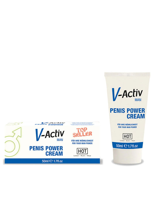 Bestel: V - Activ Penis Power Cream 50 ml - bij Happytoys: de erotische sex webshop | liever Happy dan Easy ⭐⭐⭐⭐⭐