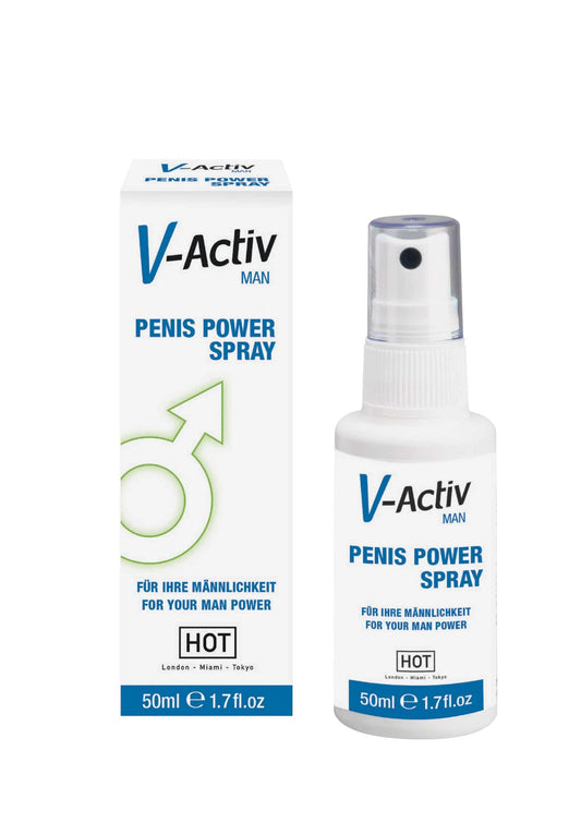 Bestel: V - Activ Penis Power Spray 50 ml - bij Happytoys: de erotische sex webshop | liever Happy dan Easy ⭐⭐⭐⭐⭐