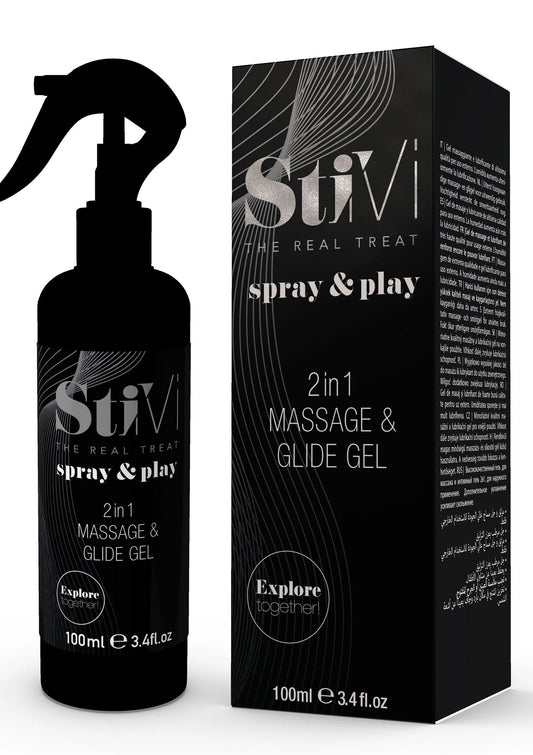 Beste vandaag nog: StiVi Massage & Glide Gel 100m - bij Happytoys Sexshop: online sex shop for Feeling Happy & Easy 😊 - Default Title - 90509 - NATUREL - 100