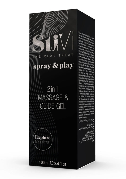 Beste vandaag nog: StiVi Massage & Glide Gel 100m - bij Happytoys Sexshop: online sex shop for Feeling Happy & Easy 😊