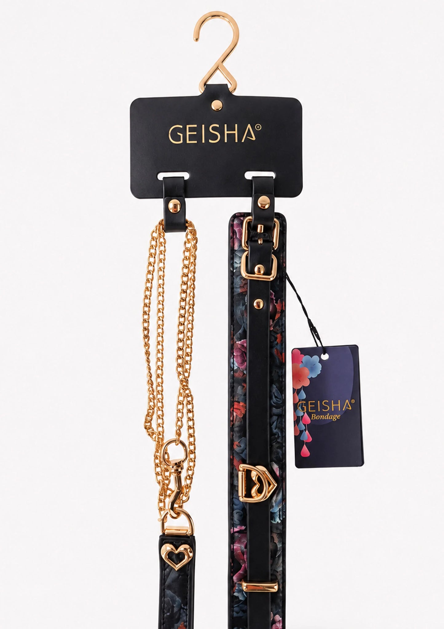 Beste vandaag nog: Floral Jacquard Collar & Leash by Geisha - bij Happytoys Sexshop: online sex shop for Feeling Happy & Easy 😊